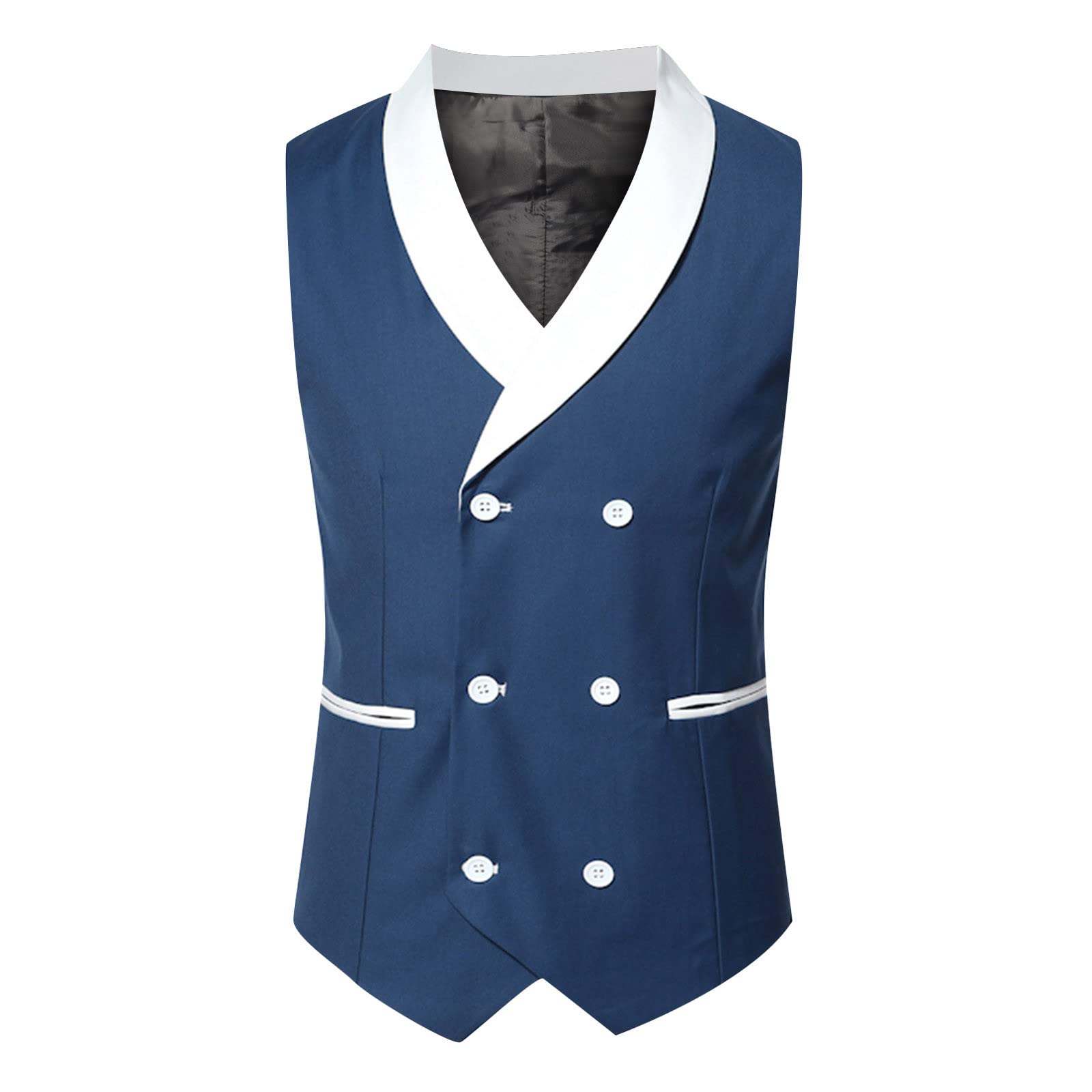 Veste d'hiver homme en flanelle bleue chaude pour affronter le froid avec style