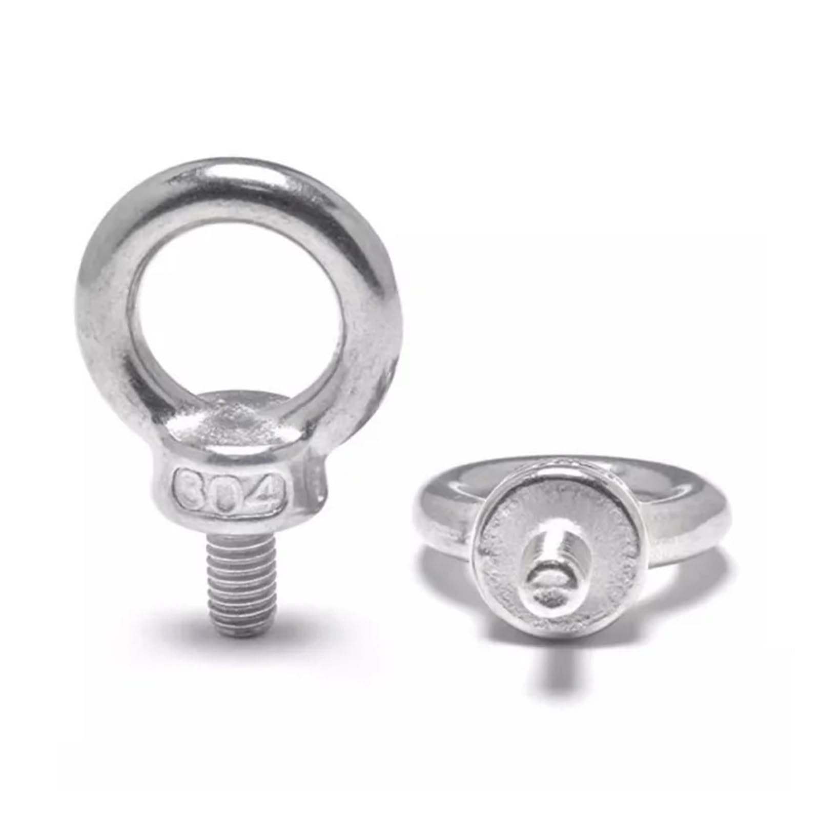 Ösenbolzen aus Edelstahl 304, 1/4, 5/16, 3/8, 1/2, 5/8, 3/4, 7/8 Zoll, Hebebolzen, Ösenschrauben(3-8 2pcs)