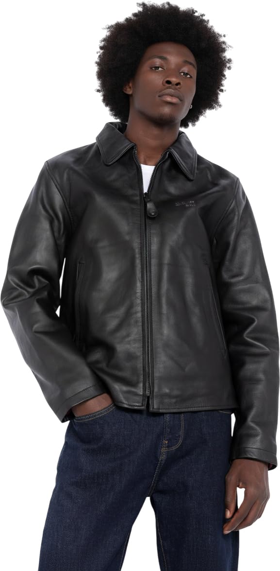 Schott Men's LC9800 Blouson Plain or unicolor Long sleeve Jacket