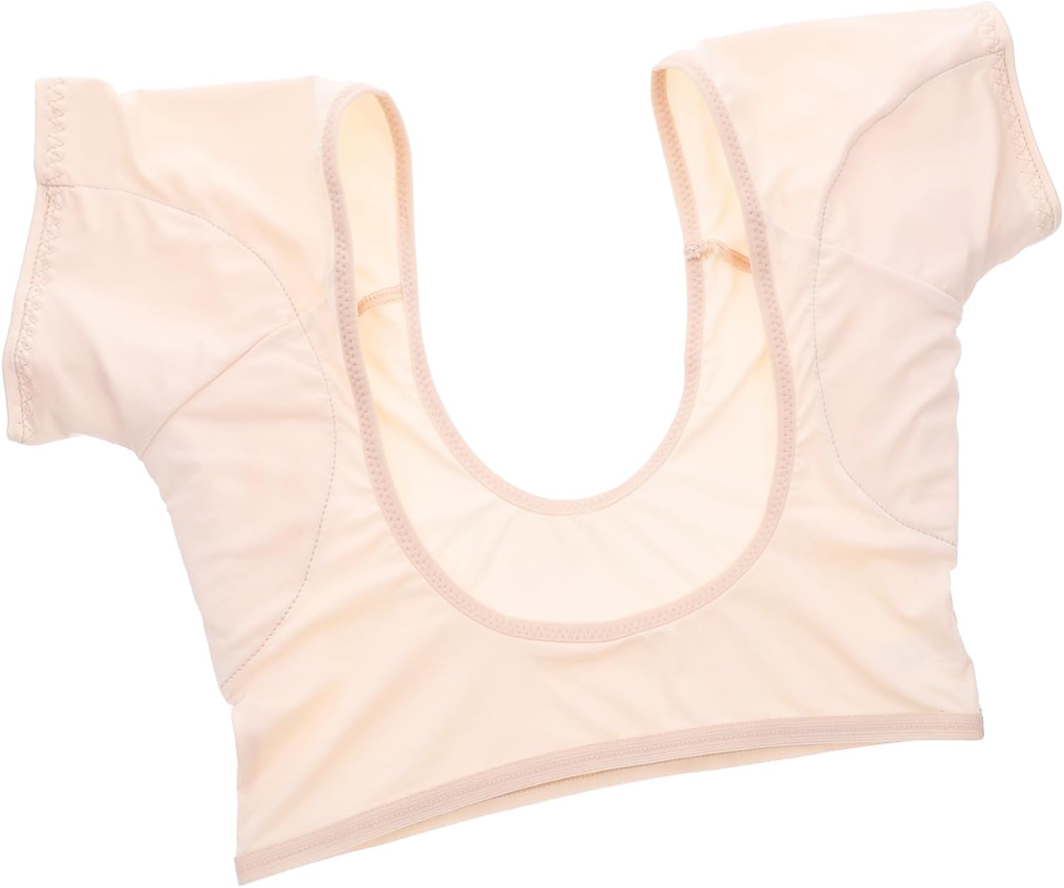 VALICLUD 1Pc Underarm Vest Breathable Comfortable Sweat Absorbing Undergarment for Sports Daily Wear Skin Color Light Yellow