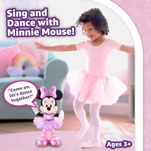 just play minnie disney junior mouse sing and dance butterfly ballerina lights and sounds plush sings just like a butterfly kids toys for ages 3 up