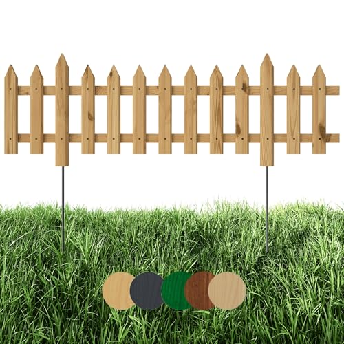 Floranica 1 STK Gartenzaun Vorgartenzaun Steckzaun Friesenzaun Zierzaun Lattenzaun 100 cm lang mit Metallpfosten Zaun für Vorgarten Gemüsebeete Höhe 20cm Unbehandelt Floranica 1 STK Gartenzaun Vorgartenzaun Steckzaun Friesenzaun Zierzaun Lattenzaun 100 cm lang mit Metallpfosten Zaun für Vorgarten Gemüsebeete Höhe 20cm Unbehandelt