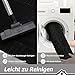 BEQHAUSE Türmatte Innen, super saugfähige Schmutzfangmatte, rutschfeste Maschinenwaschbare Fußmatte, Schmutzfänger Teppich für Hund, Eingang, Haustür, 60x90cm, Schwarz