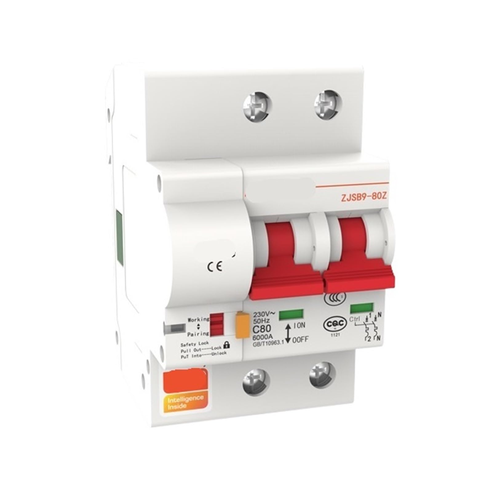 TYEXCZARF 1PCS 1P 2P 3P 4P Control Circuit Breaker,Rail Automatic Switch,Overload Protection(125A)
