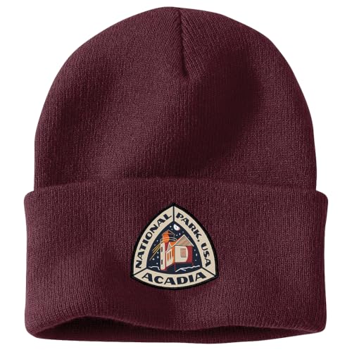 Acadia National Park Knit Cuffed Beanie