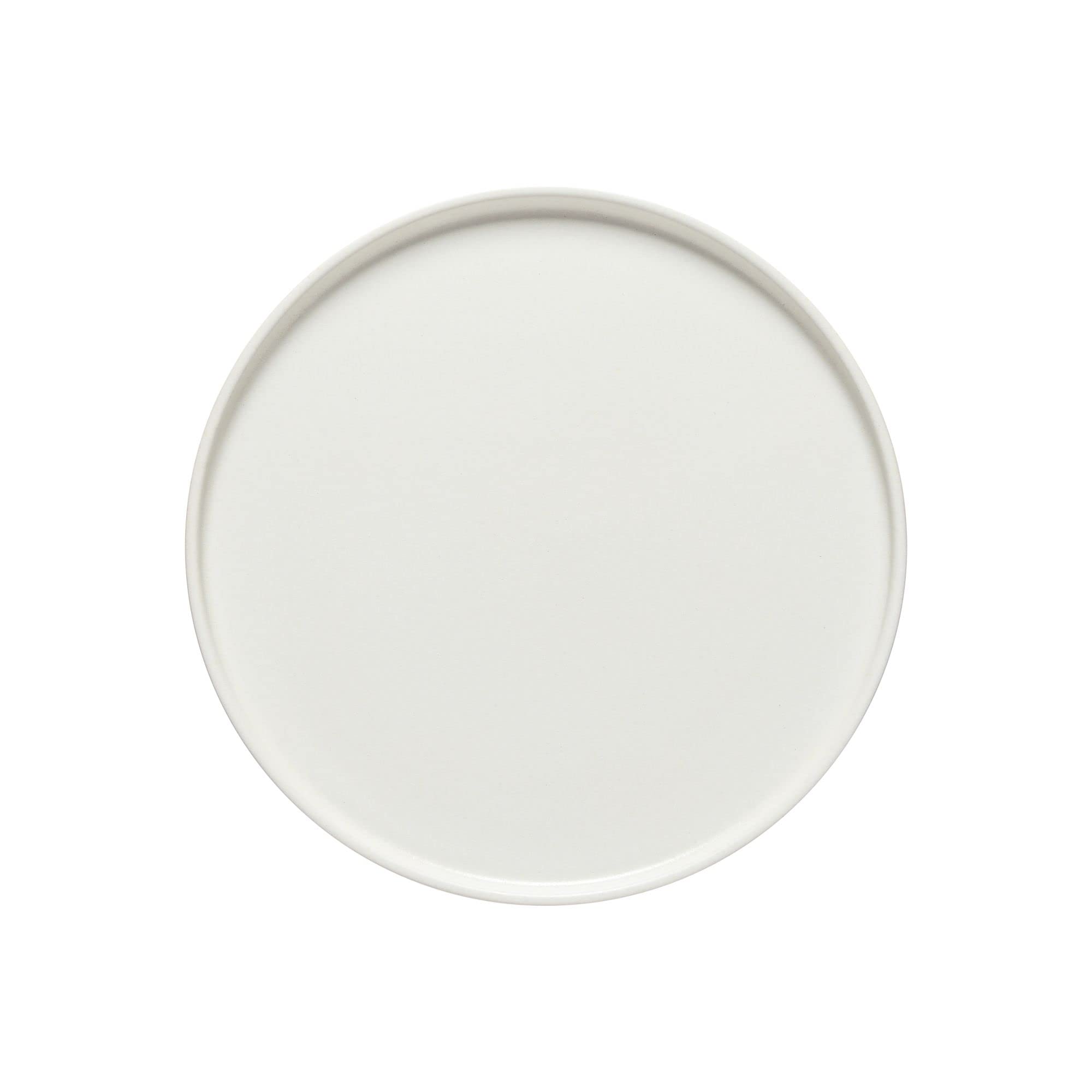 Costa Nova Ceramic Stoneware 12'' Charger Plate - Redonda Collection, White | Microwave & Dishwasher Safe Dinnerware | Food Safe Glazing | Restaurant Quality Tableware