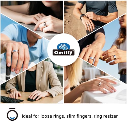 Image of Smart Ring Size Adjuster - 120Pcs Invisible Fit for Oura 4 /3, Galaxy Ring, Ultra Human AIR, RingConn 2 /1, Amazfit Helio - Loose Ring Sizing Kit (Transparent)