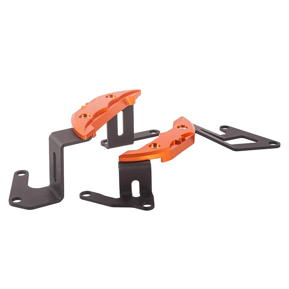 Set di Cursori per Carter Motore del Motociclo Protezione del Coperchio dell'accensione e della Frizione Protezioni Antiurto per Duke 390/RC390 2016-2020 (Arancia)