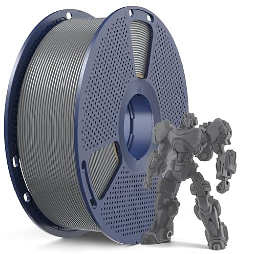 SUNLU PETG Filament 1.75 mm, Durabilidad y Flexibilidad Insuperables, Filamento PETG para Impresora 3D de alta Resistencia, Compatible con la Mayoría de Impresoras 3D FDM, Bobina de 1 kg, petg Gris | Ya disponible en tu tienda friki favorita! En mundofriki.es!