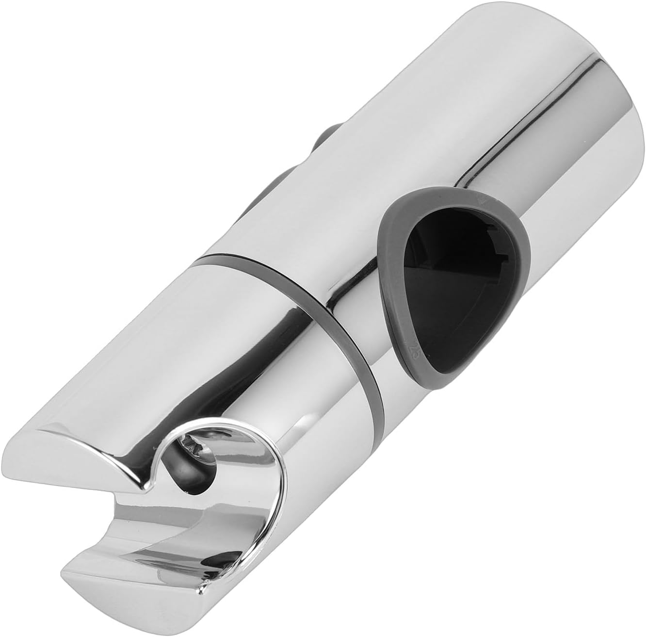 ABS Adjustable Shower Holder, 25MM Rail Bracket for Slide Bar Slider Clamp Bathroom Replacement Rotation Sprayer Holder