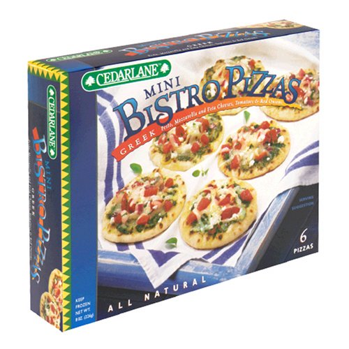 CedarLane, Mini Bistro Pizzas, Greek, 6 ct, 8 oz (Frozen