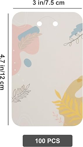 Miniatura 2 de Temlum 100 tarjetas de exhibición de llavero con bolsas autosellantes, soporte para tarjetas de llavero de 3 x 4.7 pulgadas para exhibir tarjetas de