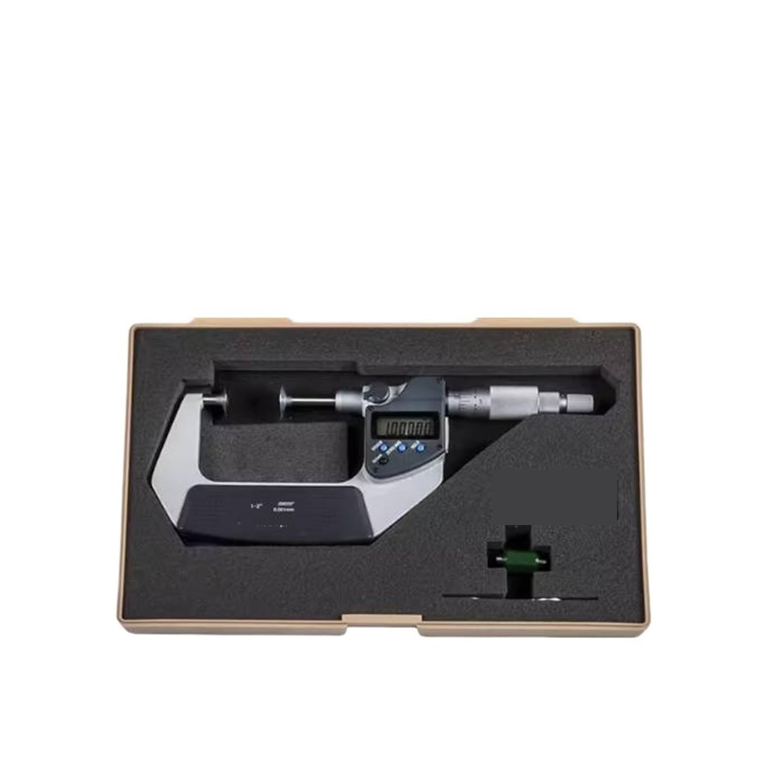AWWVRLMM Disc Micrometer 369-351-30 1-2" Caliper Type with Carbide Tips Machinist Tool for Metalworking
