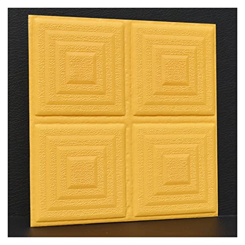 Papel Pintado Pared Dormitorio Paneles Decorativos para Pared Viene con Adhesivo, Paquete de 10 (Color : A, Size : 30x30cm(10 Pieces)) Cover