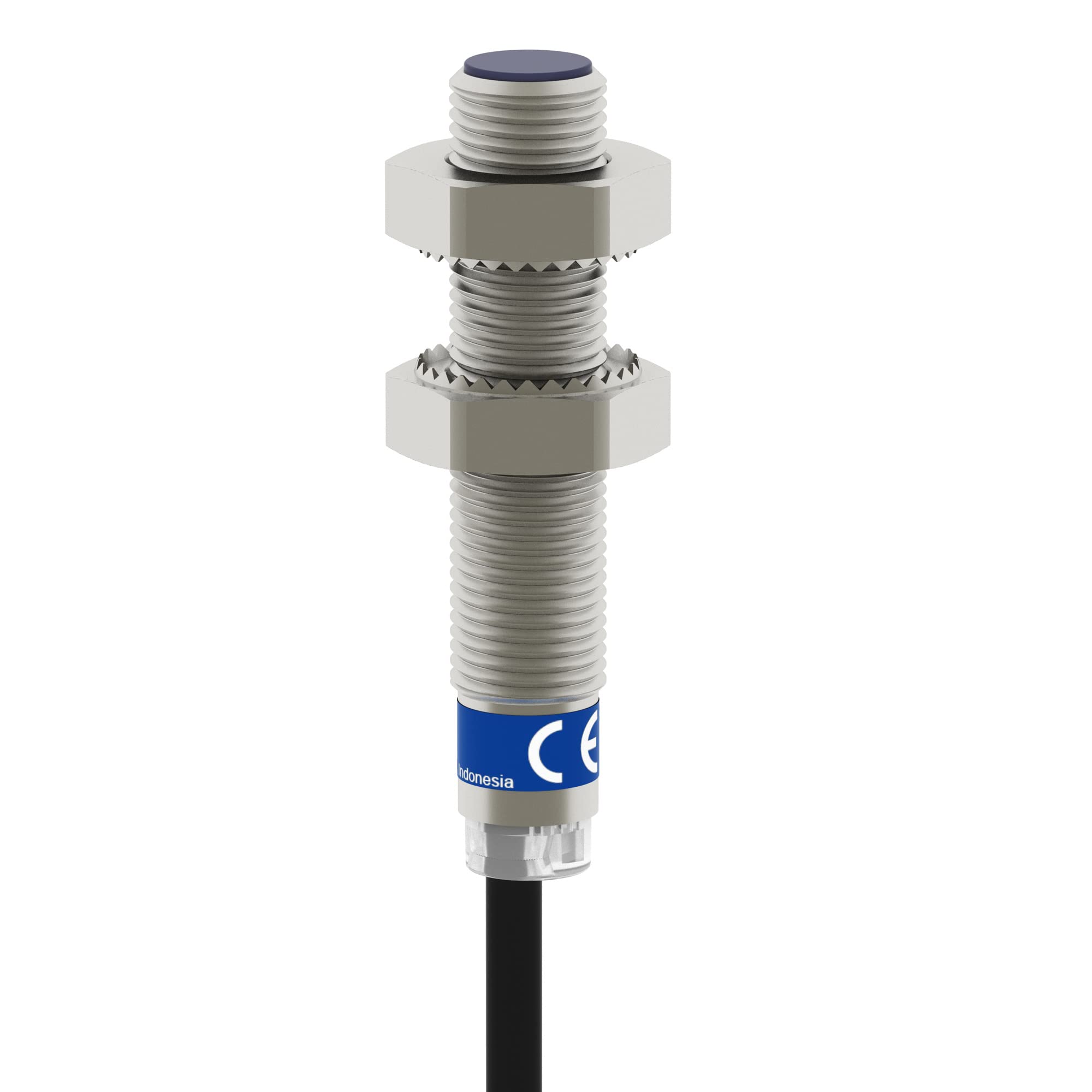 Schneider XS508B1PAL2 XS5 indukcyjny przełącznik zbliżeniowy M8, L33 mm, Edels, Sn 1,5 mm, 12-24 V DC, kabel, 2 m