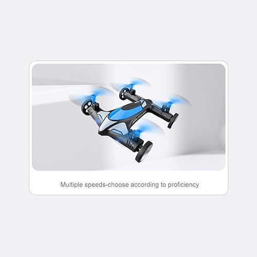 Miniatura 5 de Dron aéreo Land & Air con cámara, dron para adulto, control remoto de 360 con control remoto Quadcopter Stunt Drone