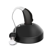 Vista 26 de MSA 30X Amplificador de sonido detrás de la oreja, amplifica el sonido 30 veces, ligero, prácticamente invisible, cómodo, volumen ajustable, carga