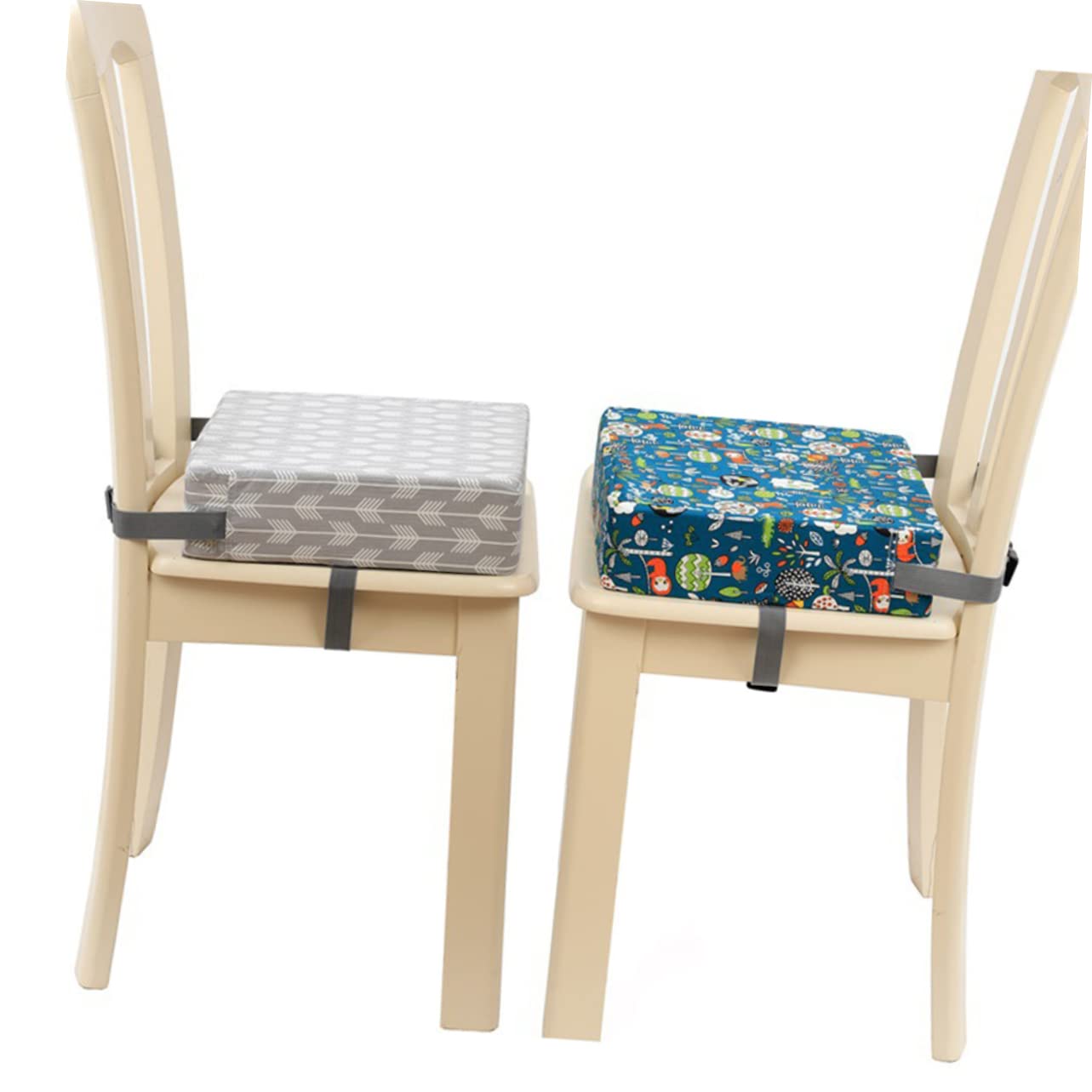 Cuscino Rialzo Sedia per Ragazzo Ragazza, Leggero e Comodo, Facile da Pulire Riporre, per Casa e Ristorante, Verde