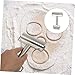 Garneck 3pcs Dual Stainless Steel Rolling Pin Non-stick Baking Roller for Pizza Bread Pastry for All Baking Needs Easy to Clean