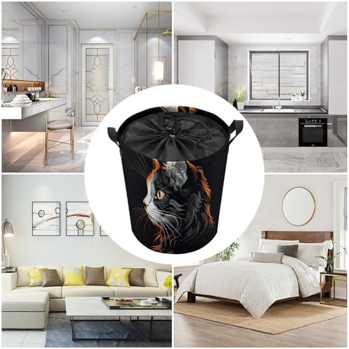 Grand panier à linge pliable en tissu imperméable de qualité supérieure pour buanderie
