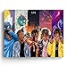 Juice WRLD Canvas Wall Art Decor - Collage of Juice WRLD Album Covers Featuring Iconic Designs and Portraits, Rap Music Poster Prints for Bedroom or Studio Decoration, Music Fans Gift 8X10 inch
