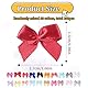 100 Stück Kleine Schleifen, 2.5 cm Mehrfarbige Mini Satinband Schleifen Mini Vorgefertigte Schleife für DIY Handwerk, Nähen, Scrapbooking, Geschenkverpackungen, Haarschmuck, Hochzeit Deko (20 Farben)