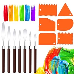 Nviyam 13-teiliges Palettenmesser Spachtel Acrylmalerei Set