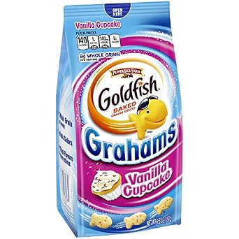 Pepperidge Farm Goldfish Crackers, Vanilla Cupcake, 6 Count