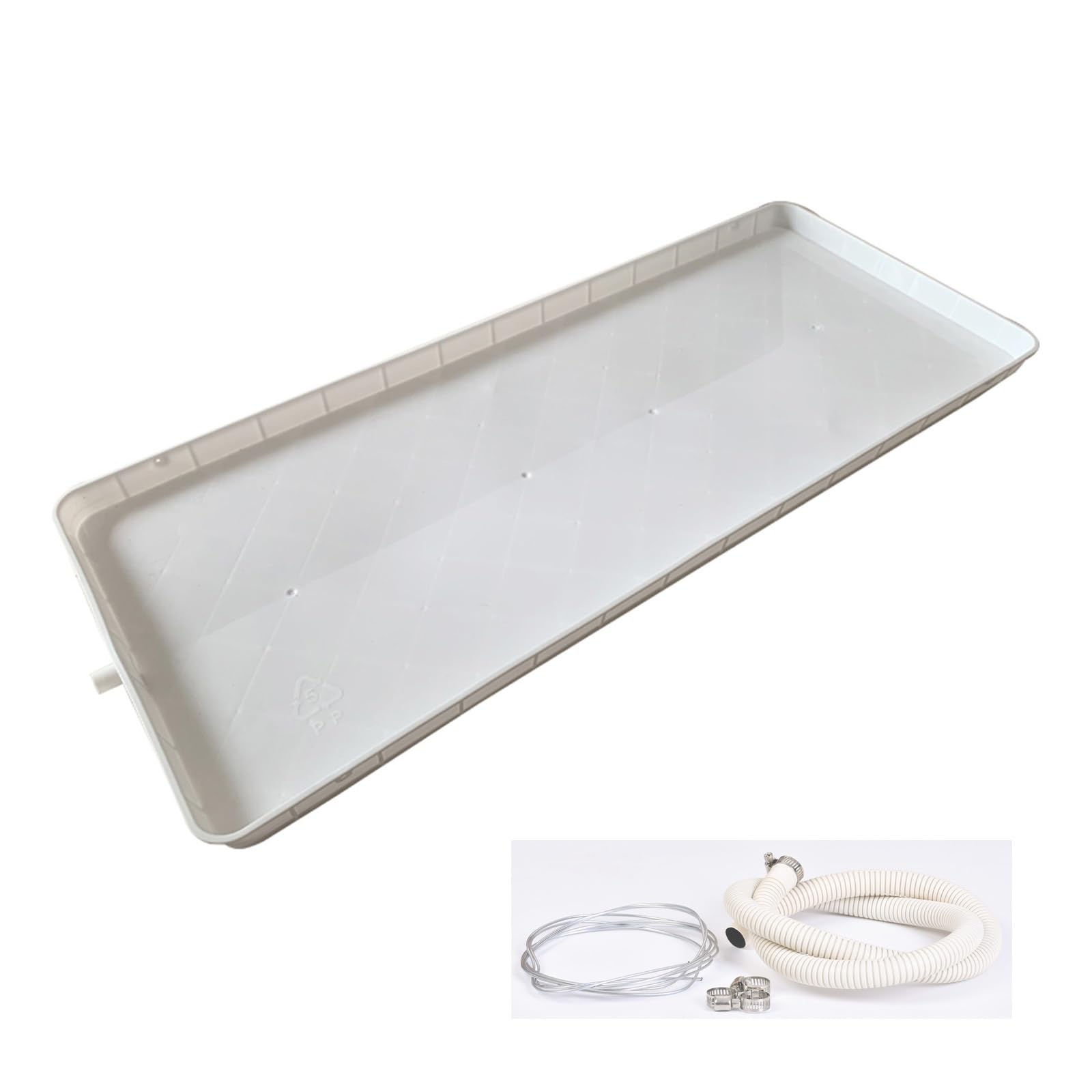 Bac de récupération des condensats pour climatiseur portable et kit drainage caniveau