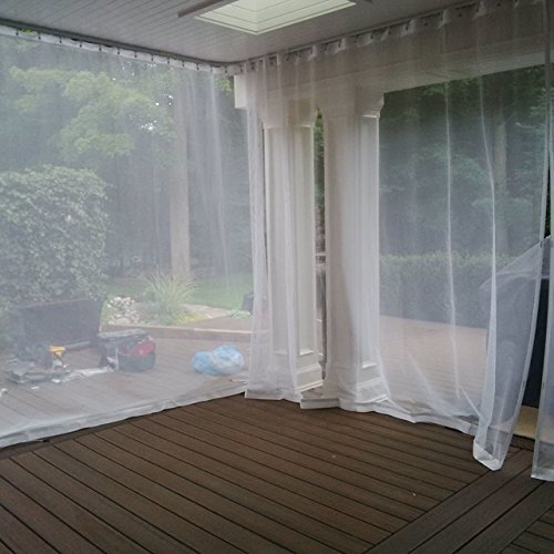 Ecover Mosquito Net DIY Fabric Insect Pest Barrier Netting Curtains for Home/Travel/Camping, 10ft x 54", White