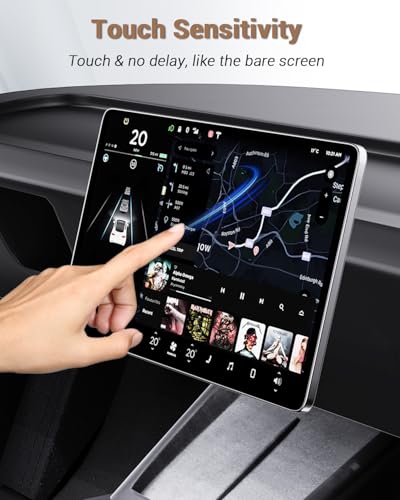 Protecteur d'écran mat pour Tesla Model Y 2026 Juniper Performance - 6