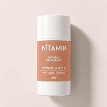 Bitamin Natural Deodorant India's First 5% Vitamin C Deodorant Made in India Vegan Fragrance NO Aluminium, Parabens, Alcohol, Triclosan (coconut vanilla)