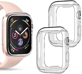 Goton Compatible iWatch Apple Watch Case 40mm Series 4 5, (2 Packs) Soft