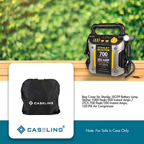 caseling Bag Cover for Stanley J5C09 Battery Jump Starter 1000 Peak/500 Instant Amps / J7CS 700 Peak/350 Instant Amps, 120 PSI Air Compressor - Thumbnail 5