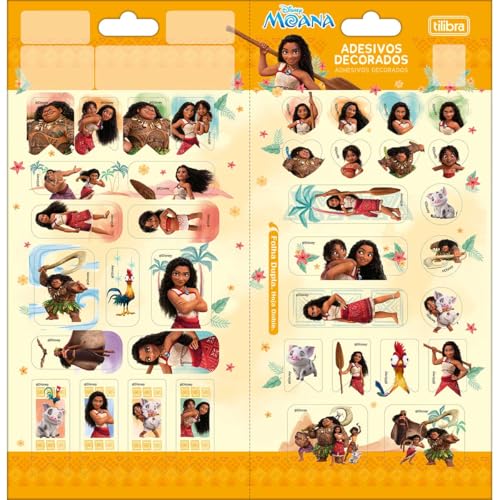 Tilibra - Adesivo Decorado Duplo Moana