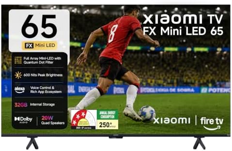 Xiaomi 165 cm (65 inches) Smart TV QD-Mini LED Fire TV L65MC-FSMIN