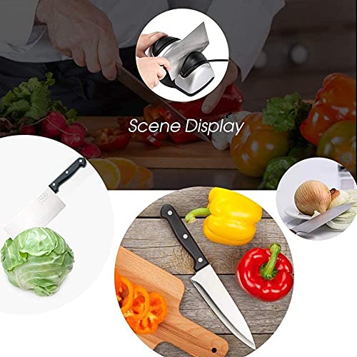 ZHEYANG Messerschärfer Profi Messerschleifer Messerschärfer Küchenwerkzeuge und -geräte, integrierte Anleitung Schneller… – Bild 6