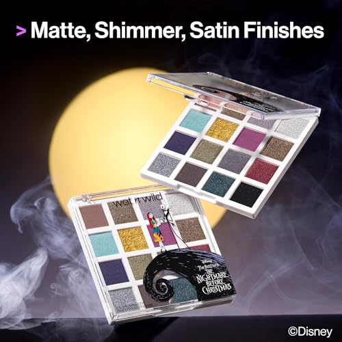 Image of wet n wild Disney Nightmare Before Christmas Limited Edition PR Box - Coffin-Shaped Collector's Set with Eye, Face & Body Makeup, Color-Changing Lip Oils, Tubing Mascara & More - Cruelty-Free