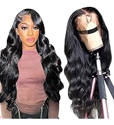 RAGMZZE Body Wave Lace Front Wigs Human Hair 13x4 HD Lace Body Wave Human Hair Wigs for Women 160...
