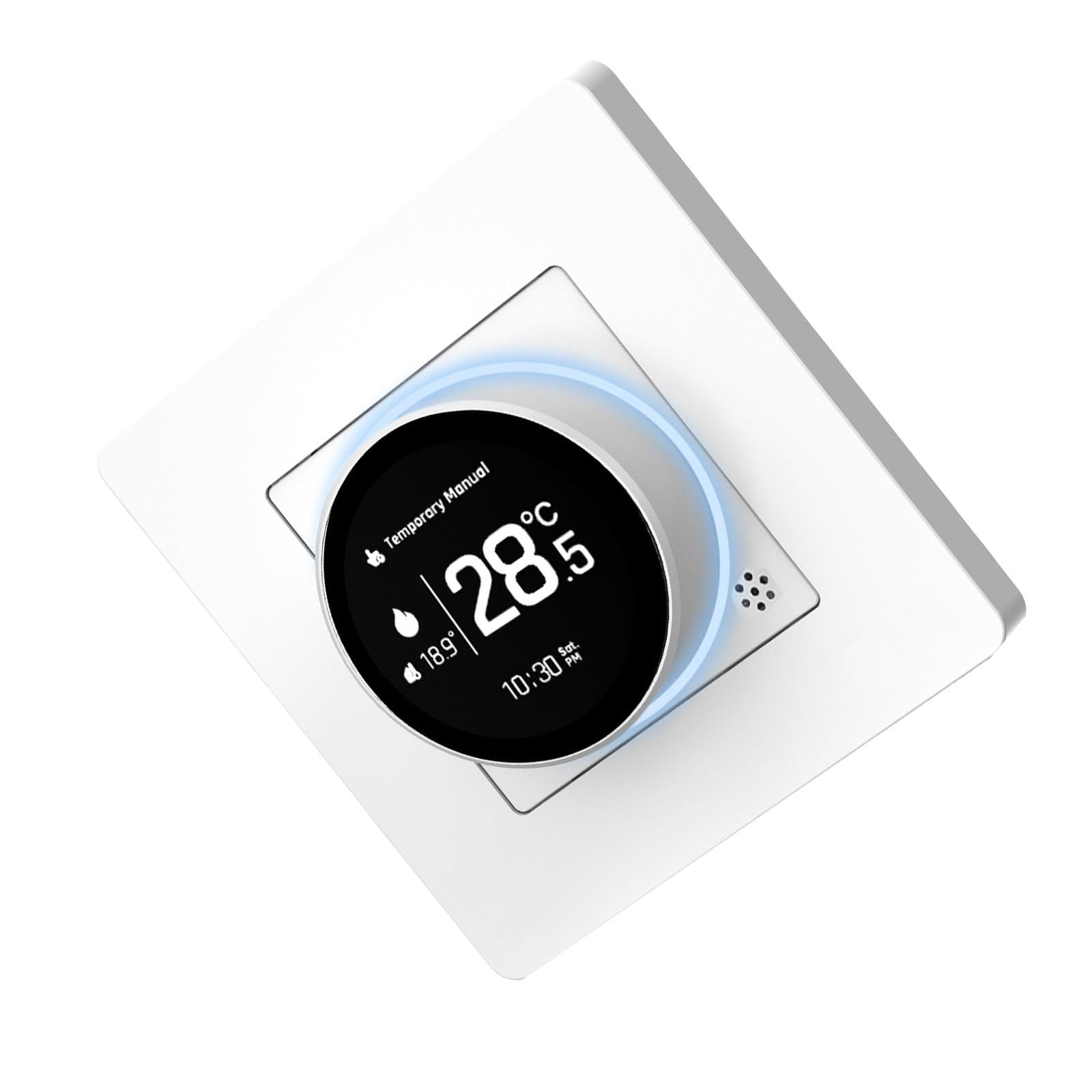 Perilla termostática regulador de temperatura controlador de latón para calefacción por suelo radiante, operación simple para la gestión del dormitorio