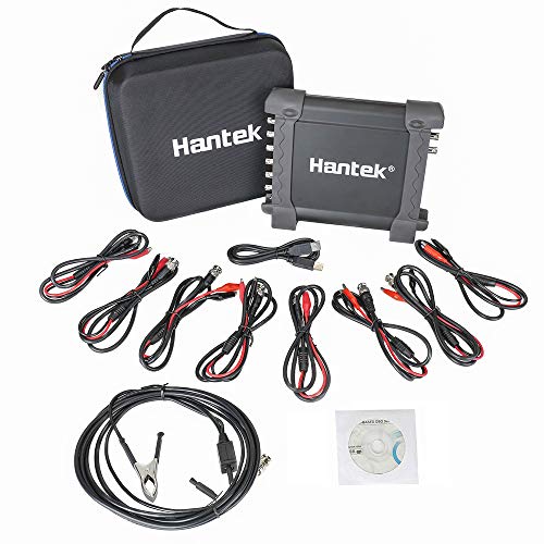 Roeam Oscilloscopio,Hantek 1008C/1008A 8 canali Apparecchiatura di Diagnosi Automobilistica Oscilloscopio,Generatore di Segnale Programmabile 8CH 2.4MSa/s 100kHz