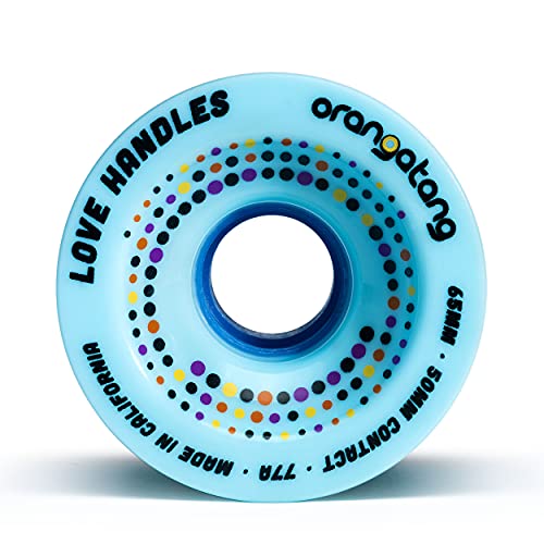 Orangatang Love Handles 65 Mm 77A Cruising Longboard Skateboard Wheels (Blue, Set Of 4) #TOP1