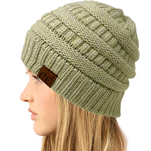 Image of Hatsandscarf CC Exclusives Solid Color Beanie Tail Hat for Adult (MB-20A)