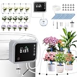 Sistema de Riego por Goteo Automático para Macetas, 350 Modos de Riego
