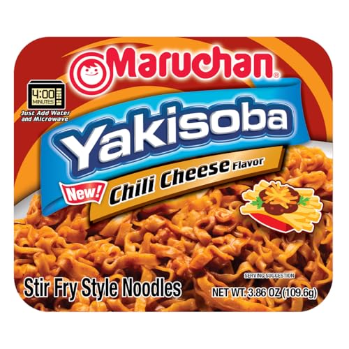 Image of Maruchan Yakisoba Chili Cheese,Japanese Instant Ramen Noodles,3.86 Oz,(Pack of 16)