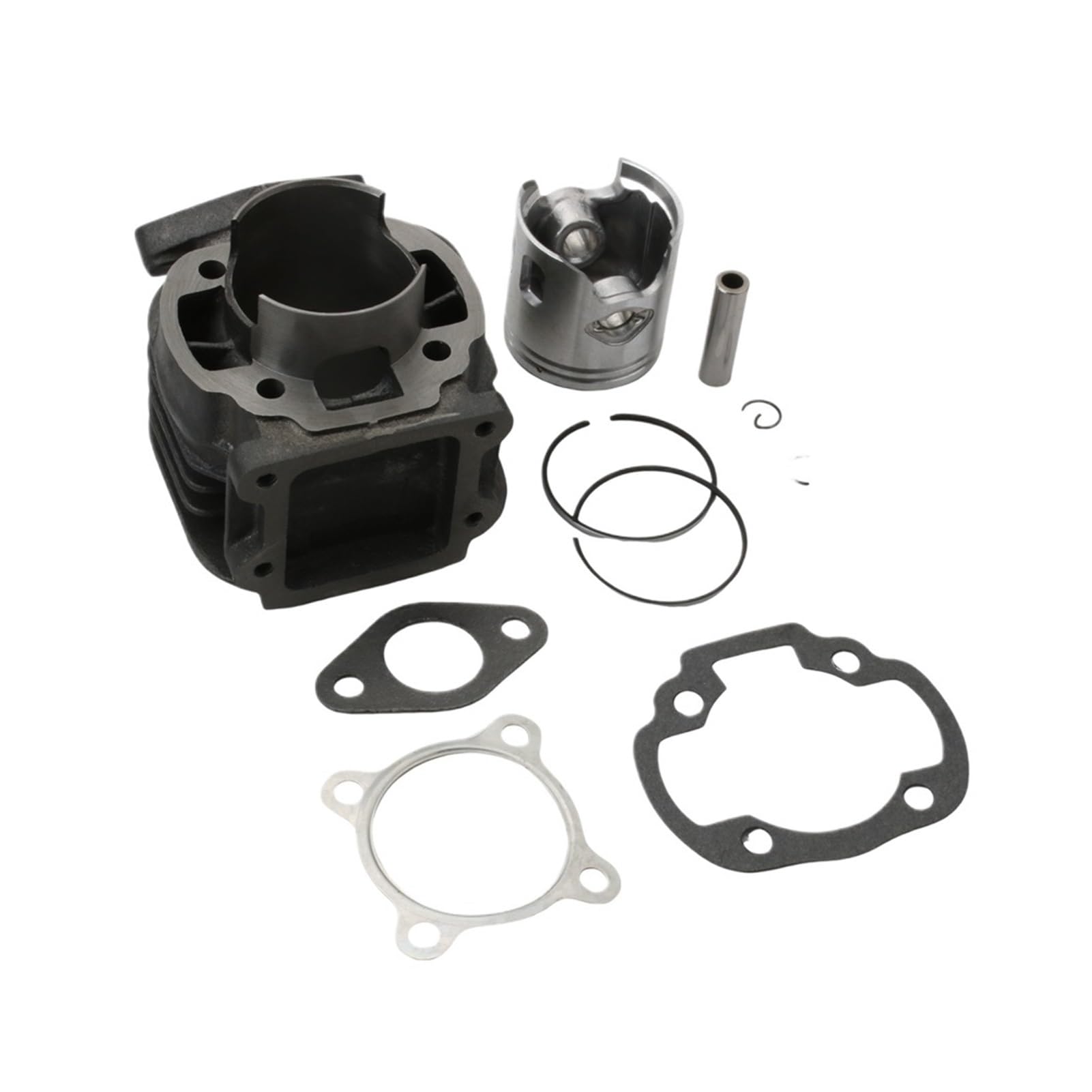 Cilindro de gran diámetro de 47 mm y bulón de 10 mm para scooter de 2 tiempos de 50 y 70 cc 6
