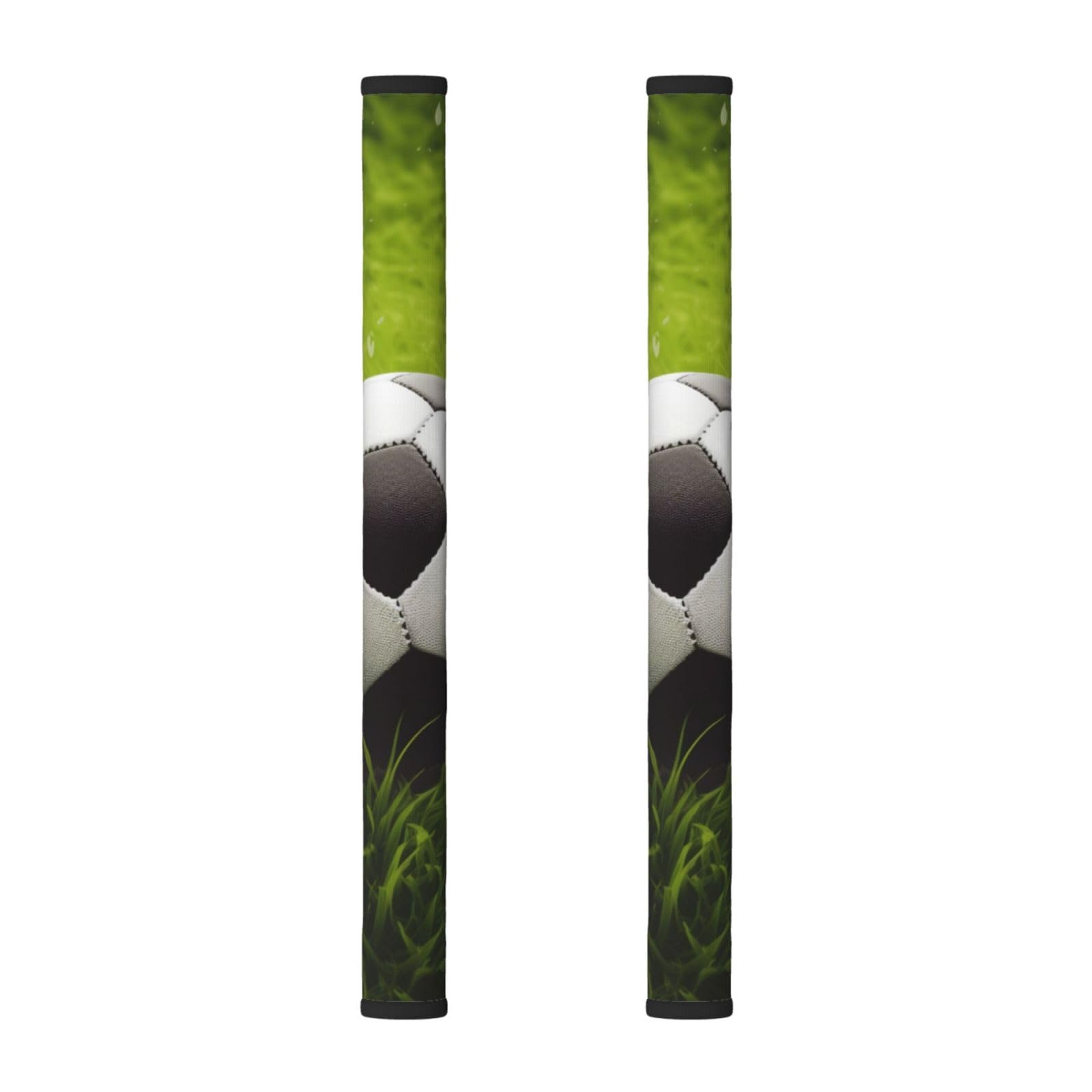 VGFJHNDF Refrigerator Door Handle Covers 2-Pack, Football on Grass Printed Protect and Decorate for Fridge Ovens Dishwashers