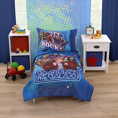 Marvel Guardians of The Galaxy Blue Let's Rock 4 Piece Toddler Be...