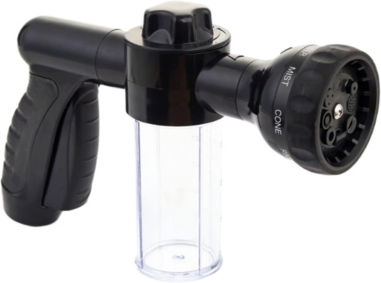 Cleaning Tool Water Gun Portable Car Washer Sprayer Auto Foam Lance 3 Grades Adjustable Nozzle Jet High Pressure(Green-1)