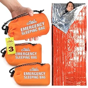 Emergency Sleeping Bag 3 Pack | for...